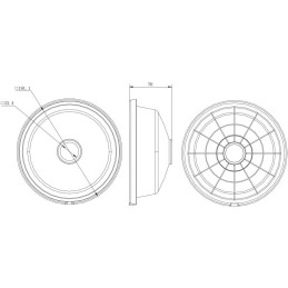HIKVISION dešťový kryt pro kameru DS-1253ZJ-M/ kompatibilní s kamerami serie D1xx
