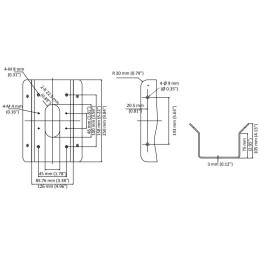 HIKVISION držák pro kameru DS-1476ZJ-SUS/ kompatibilní s kamerami serie D6xx