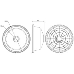 HIKVISION dešťový kryt pro kameru DS-1253ZJ-L/ kompatibilní s kamerami serie D6xx