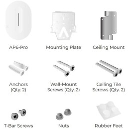 ALTA AP6 Pro - Wi-Fi 6 AP, 2.4/5GHz, až 6.3 Gbps, Cloud Mgmt, Content Filtering, 1x Gbit RJ45, krytí IP54, PoE+