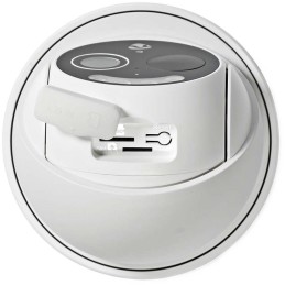 NEDIS IP kamera 4G solární/ venkovní/ IP65/ Wi-Fi/ 1080p/ PIR senzor/ USB-C/ microSD/ Android/ iOS/ bílá + solární panel