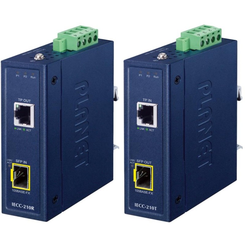 Planet Průmyslový EtherCAT konvertor RJ45/SFP, kit TX+RX