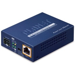 Planet GUP-805A-60W konvertor RJ45/SFP, 1Gbps, PoE injektor 802.3bt 60W