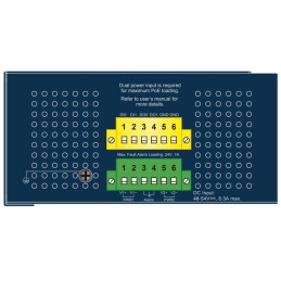 Planet IGS-6325-4UP2X průmyslový L3 switch, 4x2.5Gb, 2x10Gb SFP+, PoE 802.3bt 360W, 48-54VDC, -40~75°C, IP30, fanless