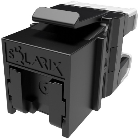 Solarix keystone c6 UTP RJ45 černý pro kleště  SXKJ-NA-BU SXKJ-6-UTP-BK-NA - 24ks multipack