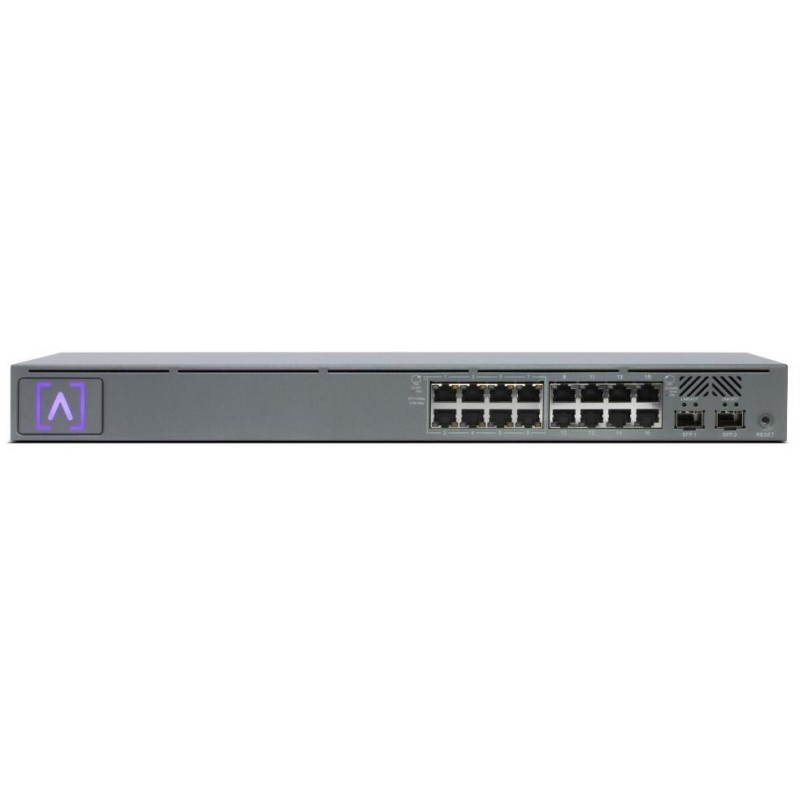 ALTA Switch 16 POE - 16x Gbit RJ45, 2x SFP port, 8x PoE+ (PoE budget 120W)