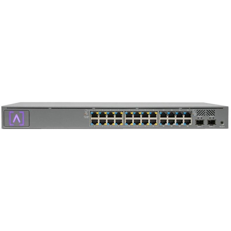 ALTA Switch 24 POE - 24x Gbit RJ45, 2x SFP+ port, 16x PoE+ (PoE budget 240W)
