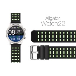 Silicone strap Dual 22mm, green