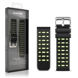 Silikonarmband Dual 22mm, grün