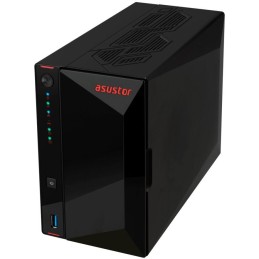 Asustor Nimbustor 2 Gen2 AS5402T 2 Bay NAS, Quad-Core 2.0GHz CPU, Dual 2.5GbE Ports, 4GB DDR4, 4x M.2 SSD Slots