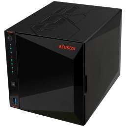 Asustor Nimbustor 4 Gen2  AS5404T 4 Bay NAS, Quad-Core 2.0GHz CPU, Dual 2.5GbE Ports, 4GB DDR4, 4x M.2 SSD Slots