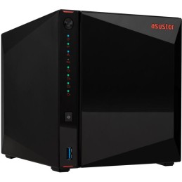 Asustor Nimbustor 4 Gen2  AS5404T 4 Bay NAS, Quad-Core 2.0GHz CPU, Dual 2.5GbE Ports, 4GB DDR4, 4x M.2 SSD Slots