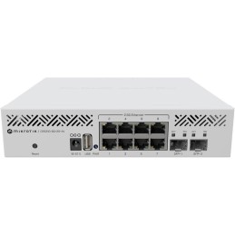 MikroTik Cloud Router Switch CRS310-8G+2S+IN, 256MB RAM, 8x 2,5 GbE, 2x SFP+, USB 3.0, L5