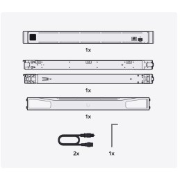 Ubiquiti UniFi Cloud Key Enterprise - Centrální správa UniFi Network, 1x SFP+, 1x GbE, 2x PSU Hot-Swap 550W