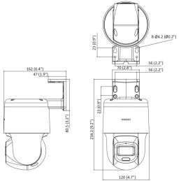 HiLook Powered by HIKVISION/ PTZ-N2C200C-DE(F1)(O-STD)/ PTZ/ 2Mpix/ 4 mm/ ColorVu/ IR 30m/ IP66