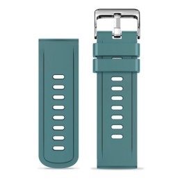 Silicone strap 22mm, green