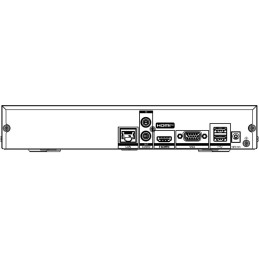 HiLook Powered by HIKVISION/ NVR-116MH-C(D)/ 16 kamer/ 8Mpix/ HDMI/ VGA/ 2x USB/ LAN/ 1x SATA/ Kov
