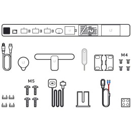 Ubiquiti UISP Power Professional - Systém napájení pro UISP, 3x Power TransPort, 1× RJ-45, LTE,záložní napájení 240/480W