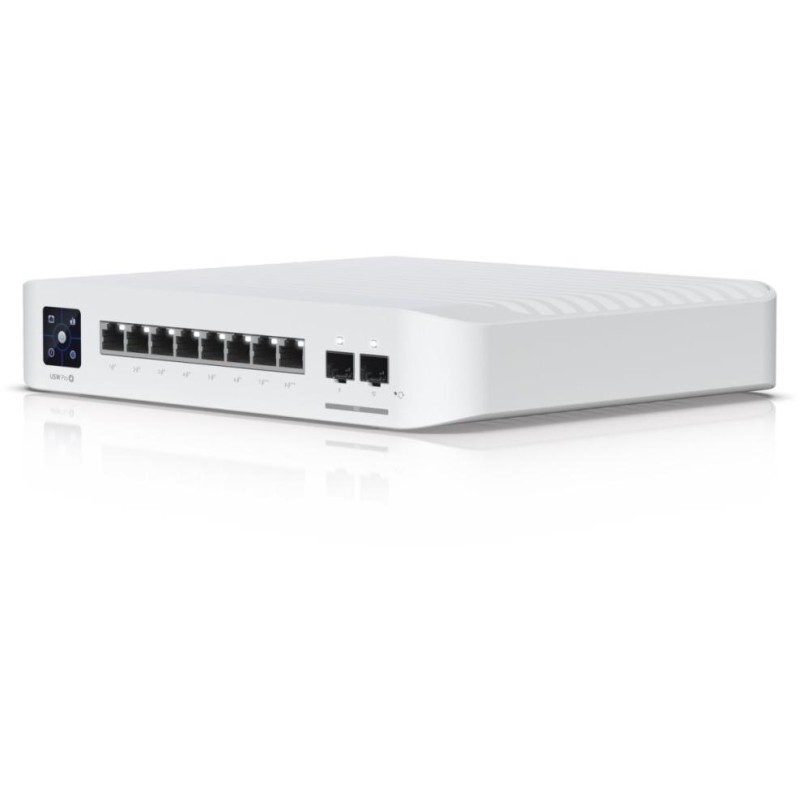 Ubiquiti UniFi Switch Pro 8 PoE - 8x GbE, 2x SFP+, 6x PoE+, 2x PoE++ (PoE budget 120W)