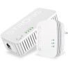 STRONG sada 2 adaptérov Powerline WF 1000 DUO MINI / Powerline 1000 Mbit / s / Wi-Fi 750 Mbit / s / 1x LAN / biely