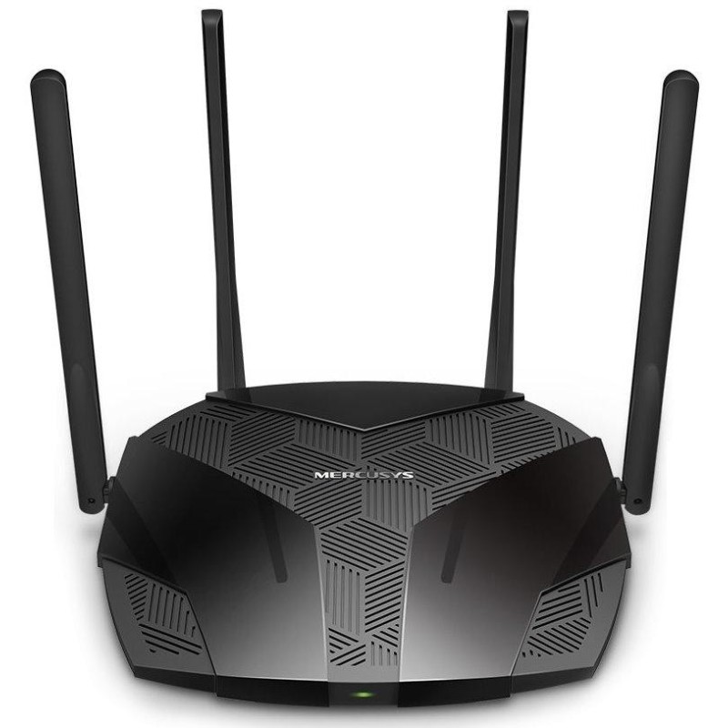 Mercusys MR80X - AX3000 Dual Band Wi-Fi 6 Router, 1x GbE WAN, 3x GbE LAN