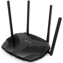 Mercusys MR80X - AX3000 Dual Band Wi-Fi 6 Router, 1x GbE WAN, 3x GbE LAN