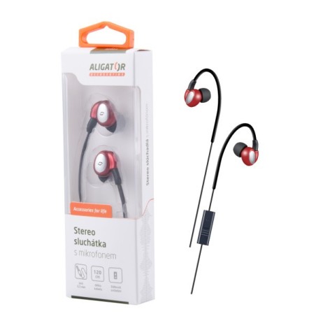 ALIGATOR headphones AE03 Sport Dynamic, red