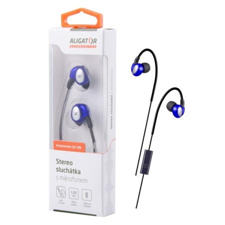 ALIGATOR slúchadlá AE03 Sport Dynamic, modrá