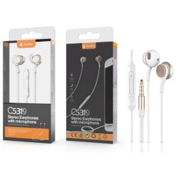 PLUS In-Ear-Kopfhörer, mit Mikrofon, (C5319), weiß