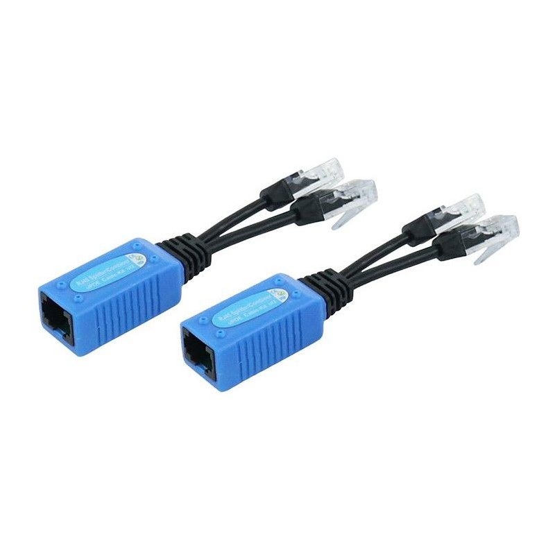 XtendLan POE extender, 2x PoE po jednom UTP kabelu, 100Mb