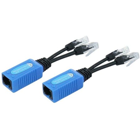XtendLan POE extender, 2x PoE po jednom UTP kabelu, 100Mb