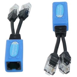 XtendLan POE extender, 2x PoE po jednom UTP kabelu, 100Mb