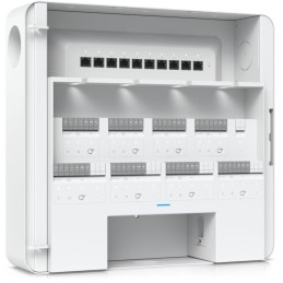 Ubiquiti Enterprise Access Hub - Rozbočovač, 10x GbE, 8x PoE Out 802.3af, 8x relé, 8+8 vstupů, záložní napájení