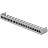 Ubiquiti 24-Port Blank Keystone Patch Panel - 19" Rackpanel für Keystone, silber, 1HE