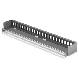 Ubiquiti 24-Port Blank Keystone Patch Panel - Panel do rozvaděče 19", pro keystone, stříbrný, 1U