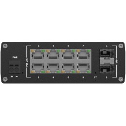 Teltonika TSW202 průmyslový L2 manažovaný switch, 8x PoE+ 10/100/1000, 2x SFP, bez zdroje