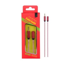 Audiokabel PLUS, 3,5mm Klinke, Stecker+Buchse, (AU102), rot