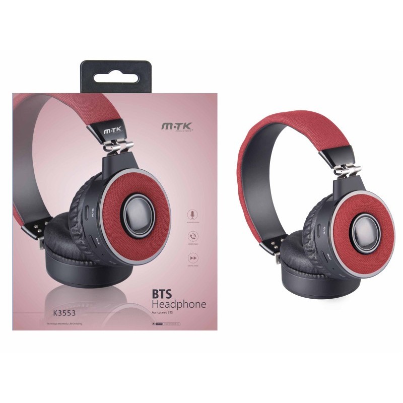 Bezdrôtové slúchadlá PLUS K3553, čierna