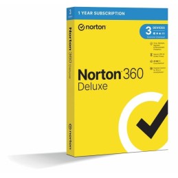 NORTON 360 DELUXE 25GB +VPN 1 UŽIVATEL PRO 3 ZAŘÍZENÍ NA 12 MĚSÍCŮ - BOX