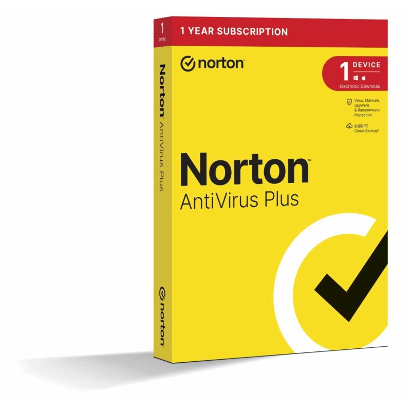 NORTON ANTIVIRUS PLUS 2GB CZ POUŽÍVATEĽ PRE 1 PC NA 12 MESIACOV - ELEKTRONICKÁ LICENCIA
