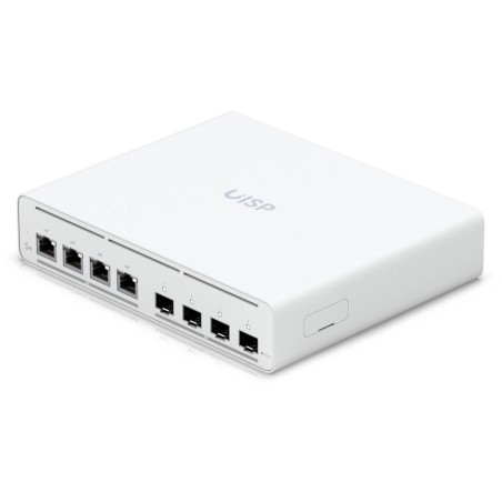 Ubiquiti UISP Switch Plus - 4x 2.5GbE, 4x SFP+, fanless, 4x PoE Out 27V (PoE budget 160 W)