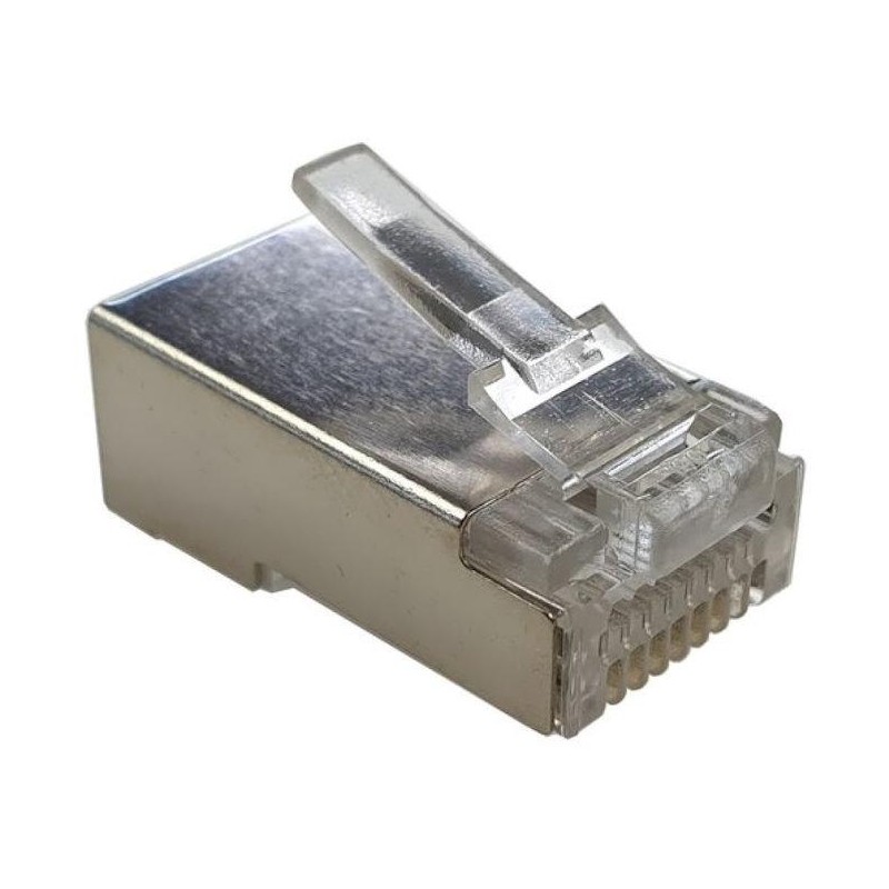 XtendLan Konektor RJ45 CAT5e, STP, EZ type, drát 50u, balení 100ks