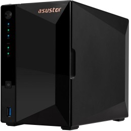 Asustor NAS AS3302T v2   2x 3,5" SATA,Realtek RTD1619B 1.7GHz, 2GB, 2.5GbE x1, USB3.2 Gen1 x3, WOW (Wake on WAN)
