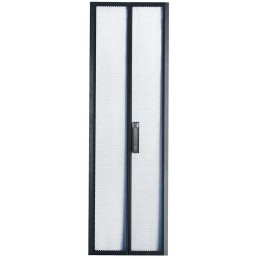 XtendLan 42U/800x1000 stojanový, černý, dvoudílné perforované dveře a záda