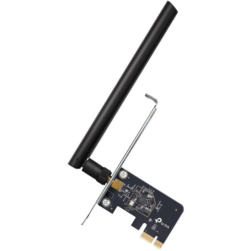 TP-Link Archer T2E AC 600 Dual Band Síťová karta, 200Mbps 2,4GHz/ 433Mbps 5GHz, PCI-e, odnímatelná anténa