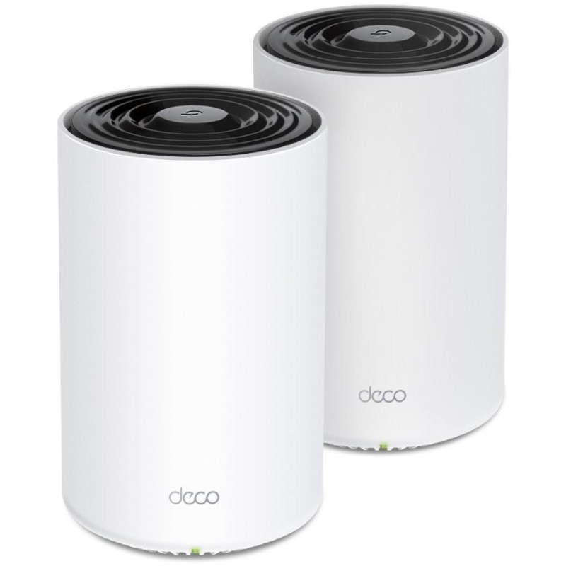 TP-Link Deco PX50(2-pack) Mesh systém AX3000 + G15000, WiFi 6E, 1x 2.5GLAN, 2x GLAN / 574Mbps 2,4GHz/ 2402Mbps 5GHz