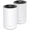 TP-Link Deco PX50 (2er-Pack) Mesh-System AX3000 + G15000, WiFi 6E, 1x 2,5GLAN, 2x GLAN / 574 Mbit/s 2,4 GHz / 2402 Mbit/s 5 GHz