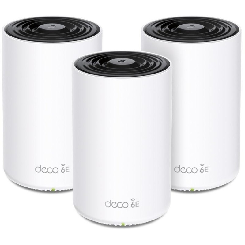 TP-Link Deco XE75(3-pack) Mesh systém AXE5400, WiFi 6E, 3x GLAN, / 574Mbps 2,4GHz/ 2402Mbps 5GHz/ 2402 6GHz