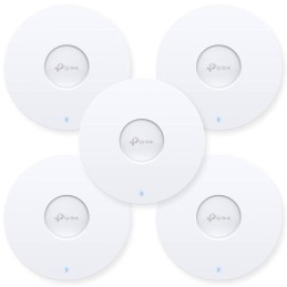 TP-Link EAP613(5-pack) stropní AP WiFi 6, 1x GLan, 2,4 a 5 GHz, AX1800, bez PoE adaptéru, Omada SDN