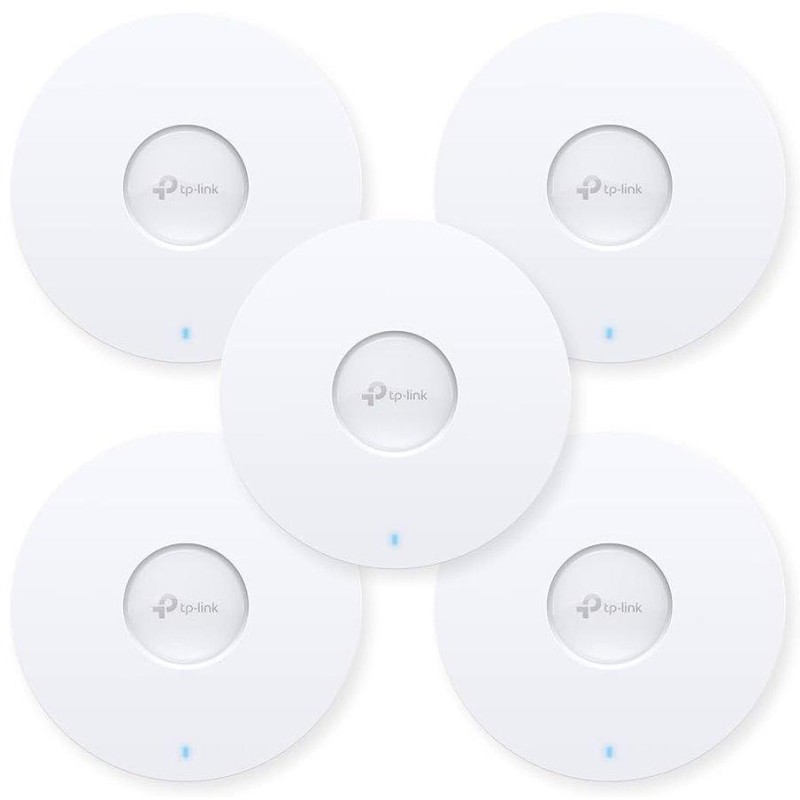 TP-Link EAP613(5-pack) stropní AP WiFi 6, 1x GLan, 2,4 a 5 GHz, AX1800, bez PoE adaptéru, Omada SDN
